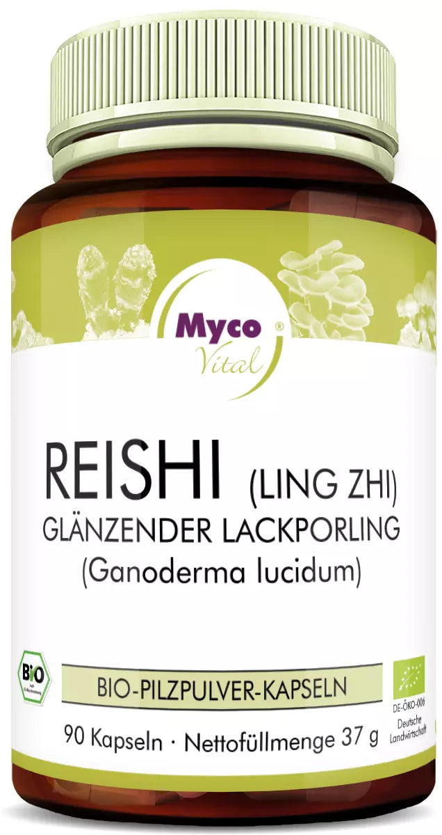 MycoVital Reishi BIO-Pilzpulver-Kapseln