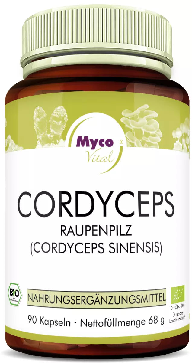 MycoVital Cordyceps BIO-Vitalpilzpulver-Kapseln