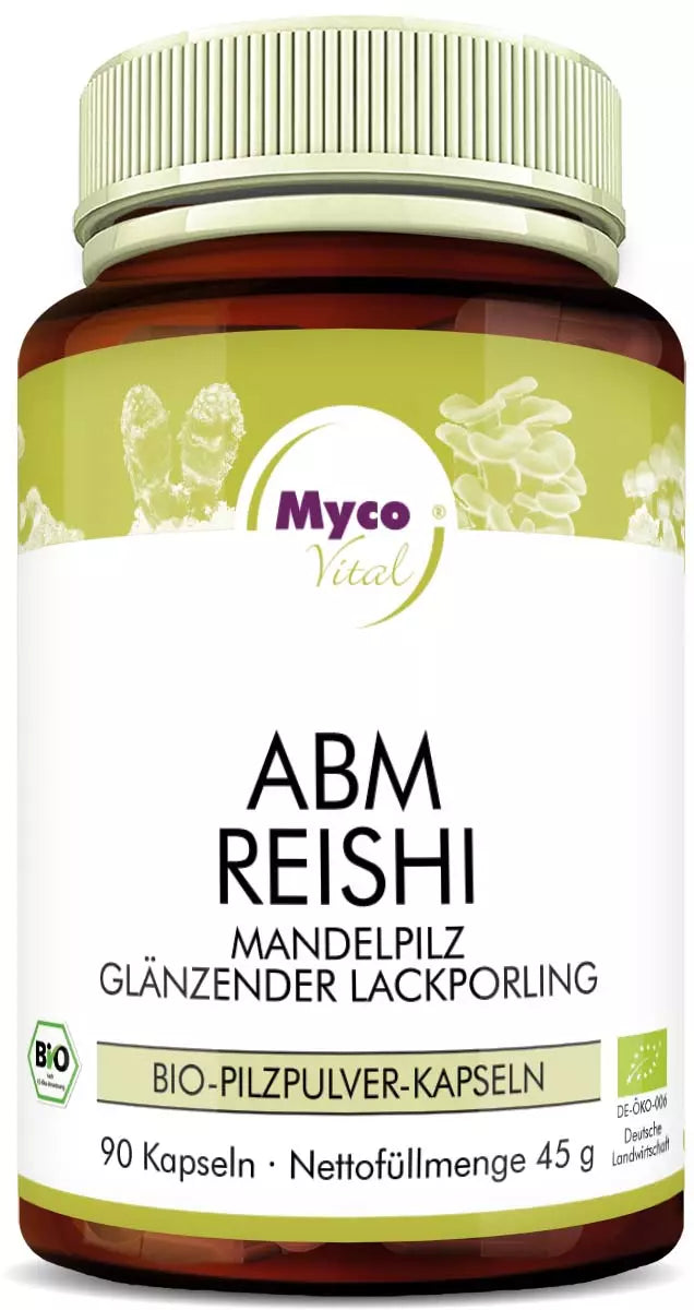 MycoVital ABM-Reishi BIO-Pilzpulver-Kapseln