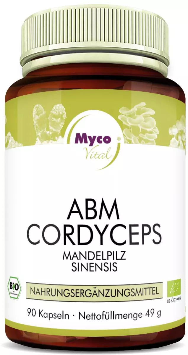 MycoVital ABM-Cordyceps BIO-Pilzpulver-Kapseln