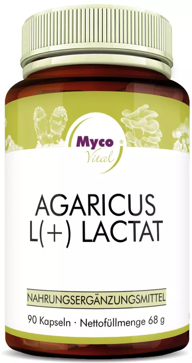 MycoVital Agaricus L(+) Lactat Kapseln - 86g (90 Kapseln)