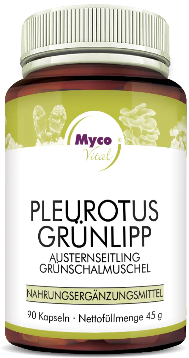 Pleurotus-Grünlipp-Pulver Kapseln