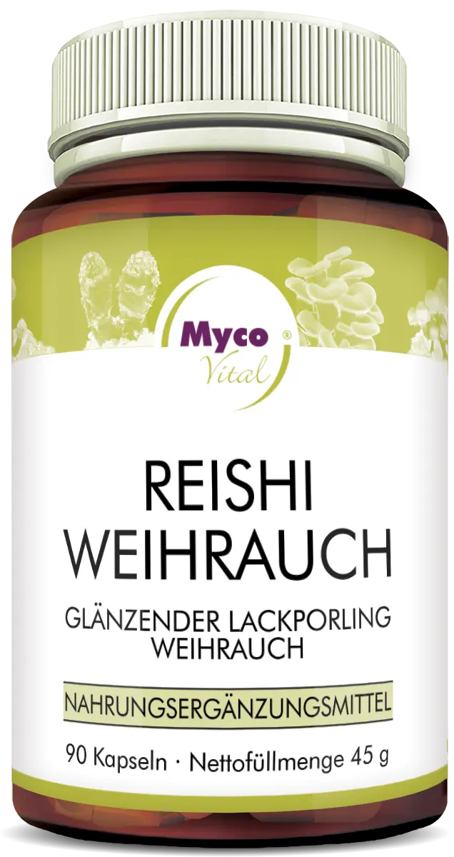 MycoVital Reishi-Weihrauch-Pulver-Kapseln