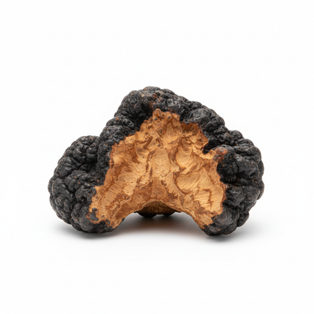 Chaga Mushroom White Background